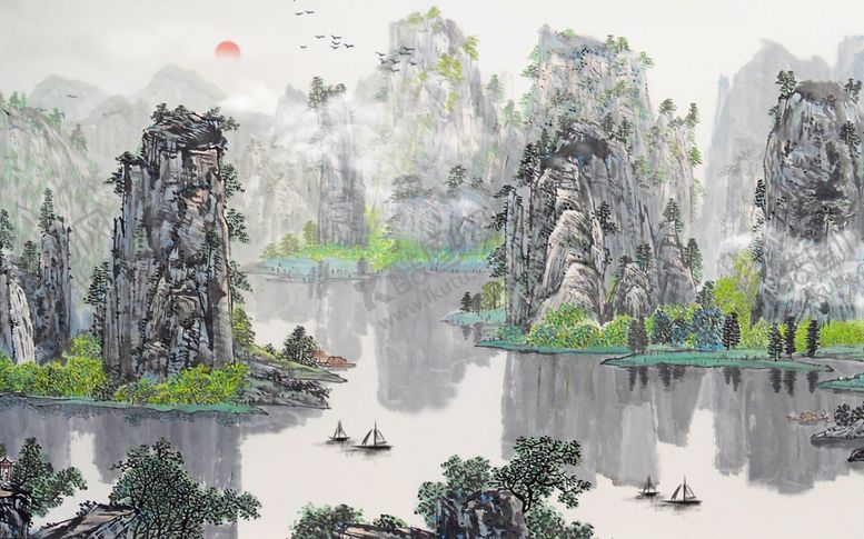编号：16900905011145463725【酷图网】源文件下载-山水画