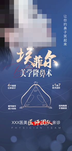 隆鼻营销海报