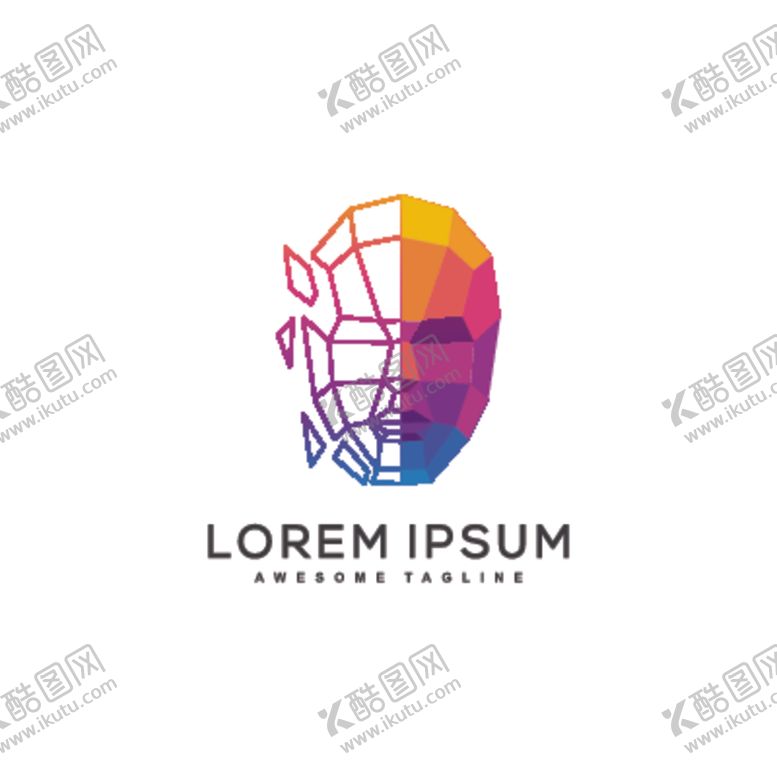 编号：26449209090040481181【酷图网】源文件下载-电子大脑LOGO