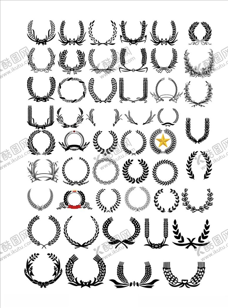 编号：77918009090235353146【酷图网】源文件下载-花环