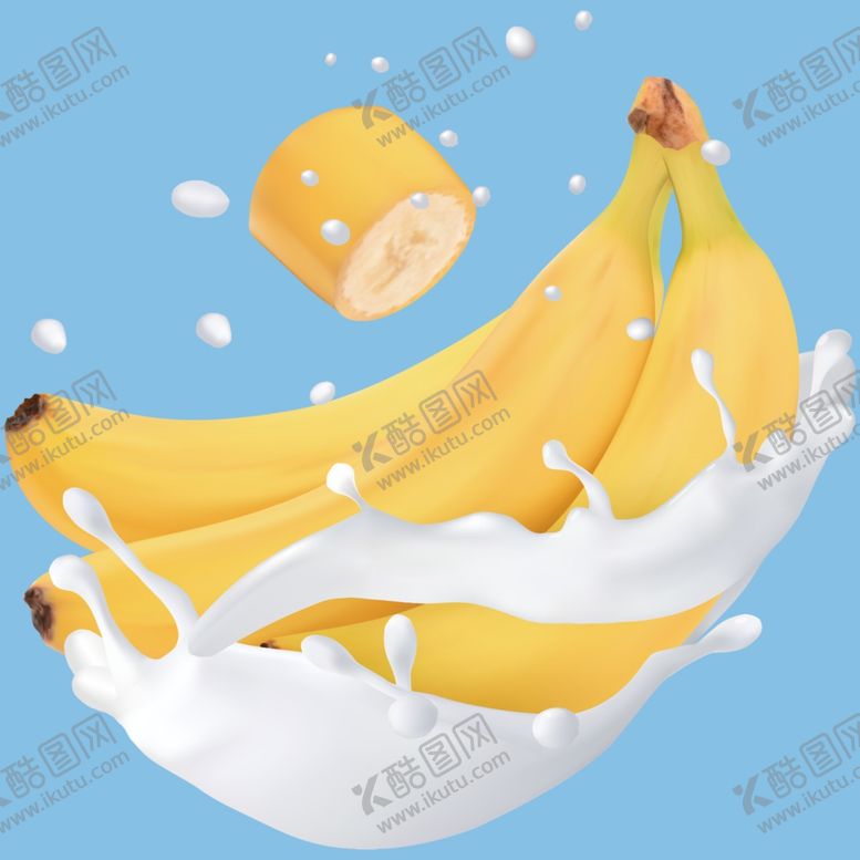 编号：74547710290917375064【酷图网】源文件下载-香蕉牛奶