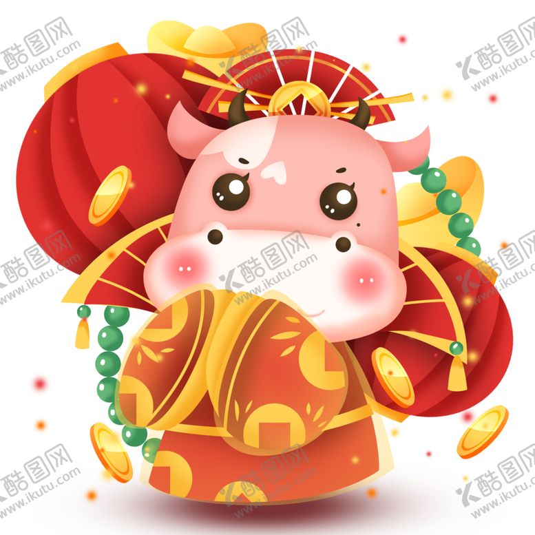 编号：96499504070119087922【酷图网】源文件下载-牛卡通形象(38)