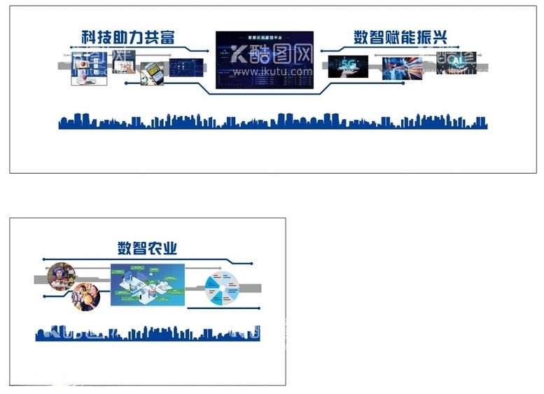 编号：43284912180517307213【酷图网】源文件下载-数智农业文化墙