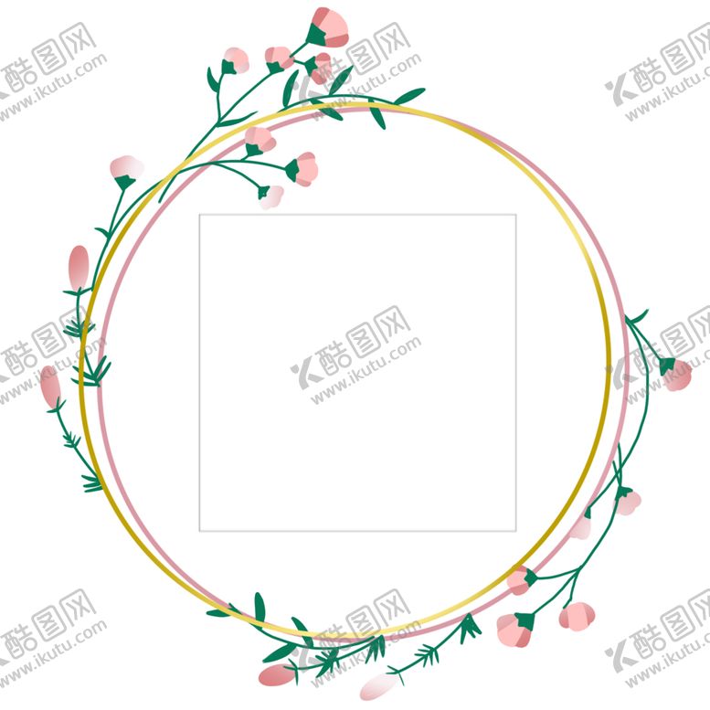 编号：32411309281202104012【酷图网】源文件下载-植物边框
