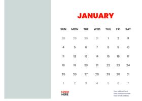 2026年全年日历台历马年春节