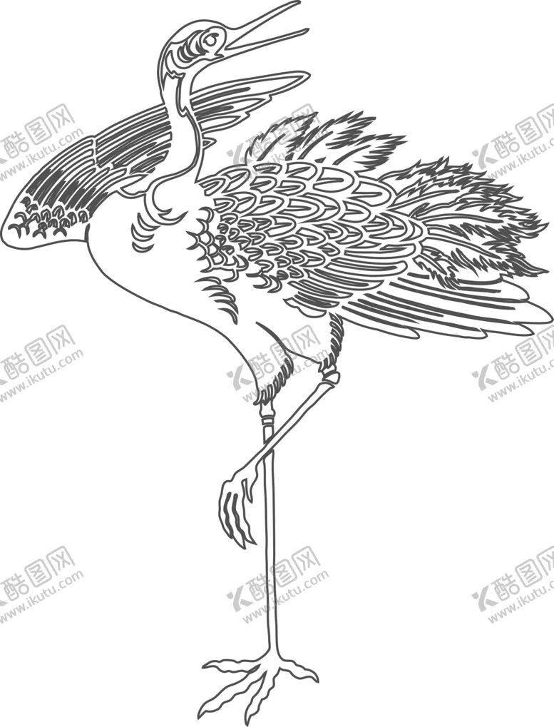 编号：14806803301031016242【酷图网】源文件下载-仙鹤