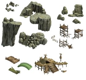 游戏房屋建筑物元素