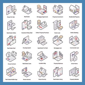 立体几何图形图标集合