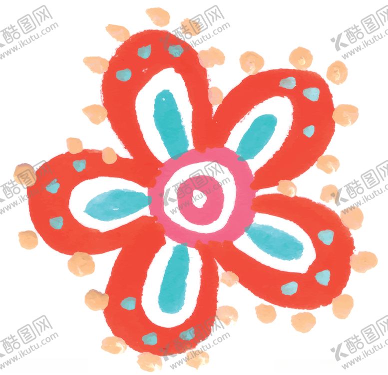 编号：89344810090419405236【酷图网】源文件下载-手绘花