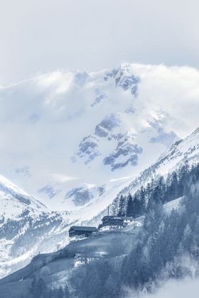 雪山装饰画山脉