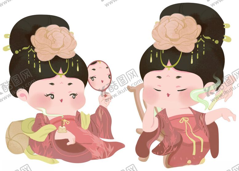 编号：84168401281635089403【酷图网】源文件下载-卡通古代美女
