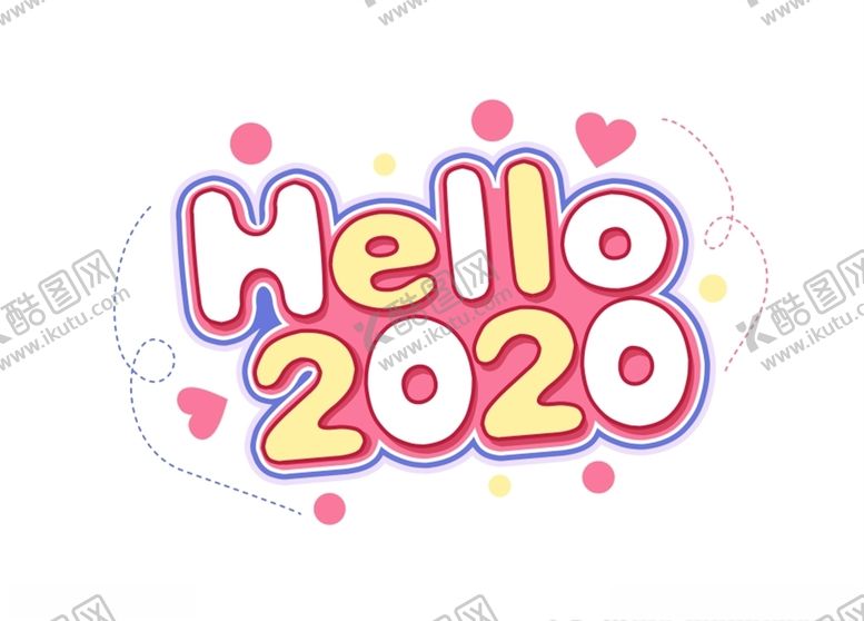 编号：74379110241817136905【酷图网】源文件下载-2020年字体新年快乐鼠