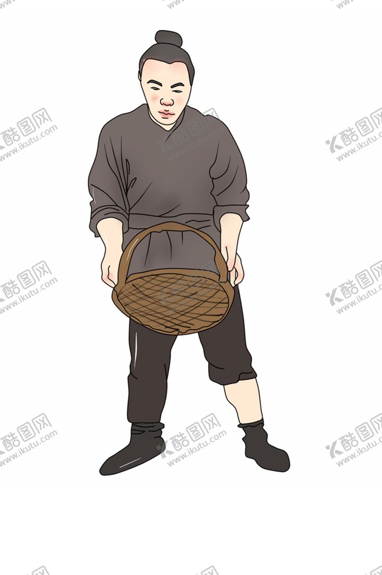 编号：65730109210118133026【酷图网】源文件下载-干活 古人