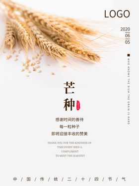 芒种芒种海报二十四节气