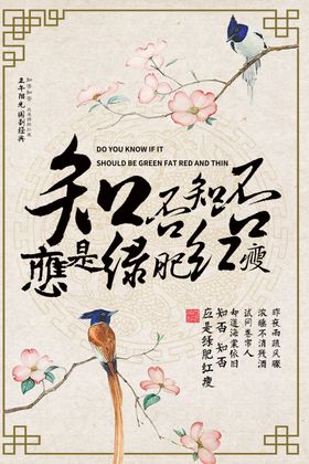 知否知否应是绿肥红瘦
