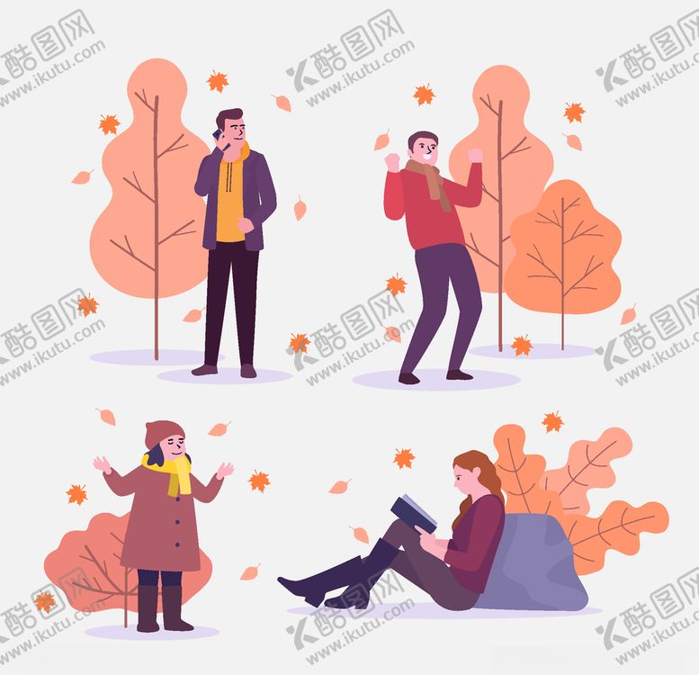 编号：40295504240507403721【酷图网】源文件下载-穿秋装的人