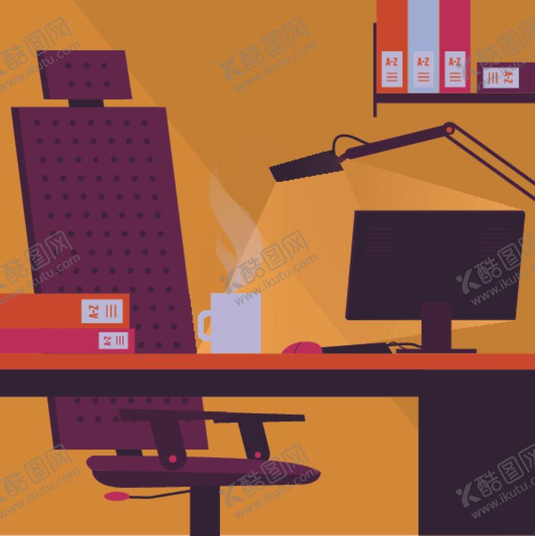 编号：57275011011225025858【酷图网】源文件下载-高端商务办公扁平化矢量插画