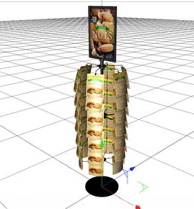 C4D模型货架