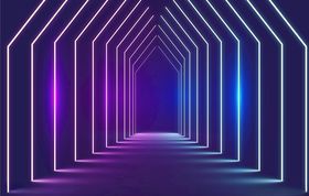 创意几何抽象舞台背景底纹