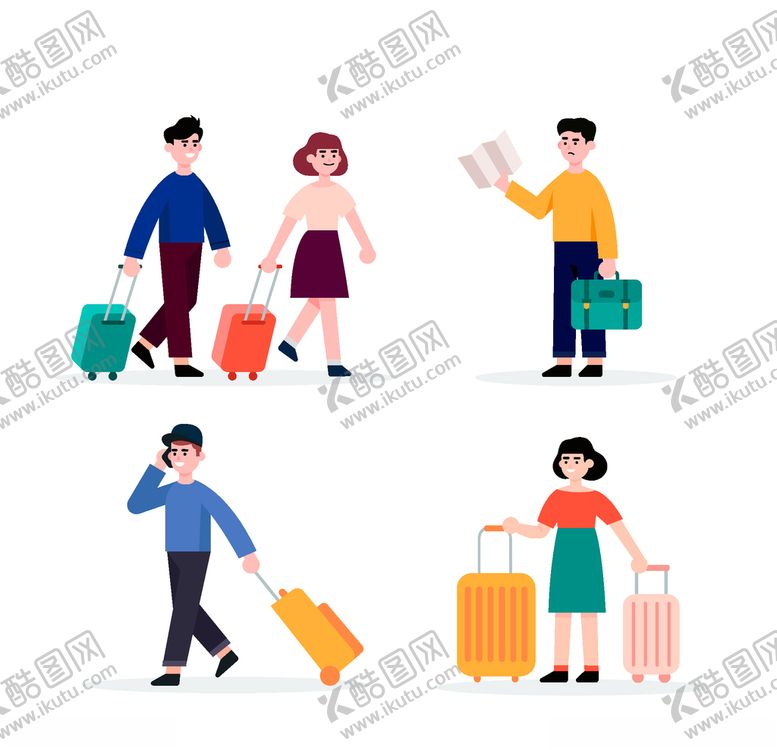 编号：31769009181611582022【酷图网】源文件下载-旅客游客