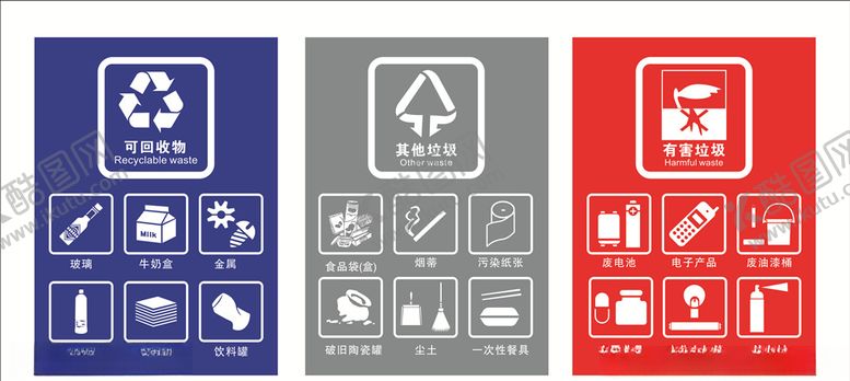 编号：99886109290350548790【酷图网】源文件下载-垃圾分类