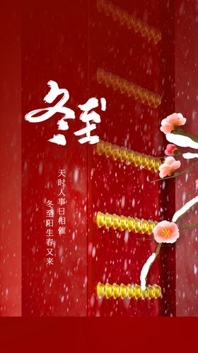 冬至素材宣传节气活动