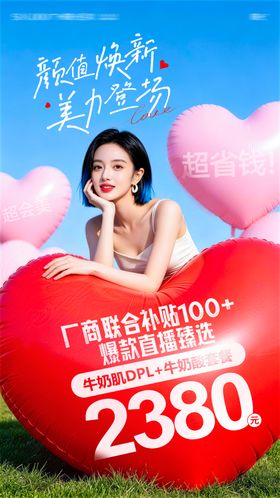医美520情人节活动海报