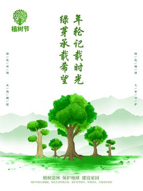 植树节微信广告