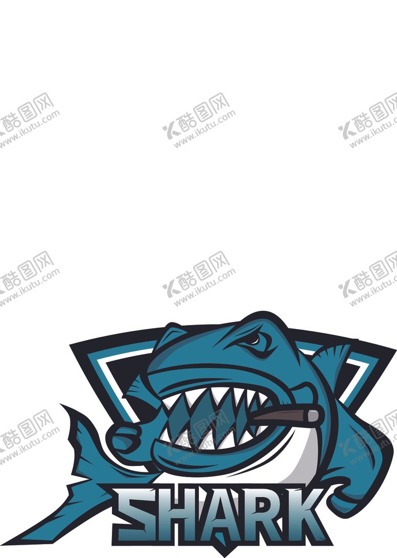 编号：62885506191027047115【酷图网】源文件下载-矢量鲨鱼