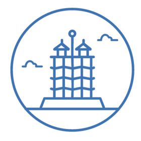 中国城市地标建筑简笔画