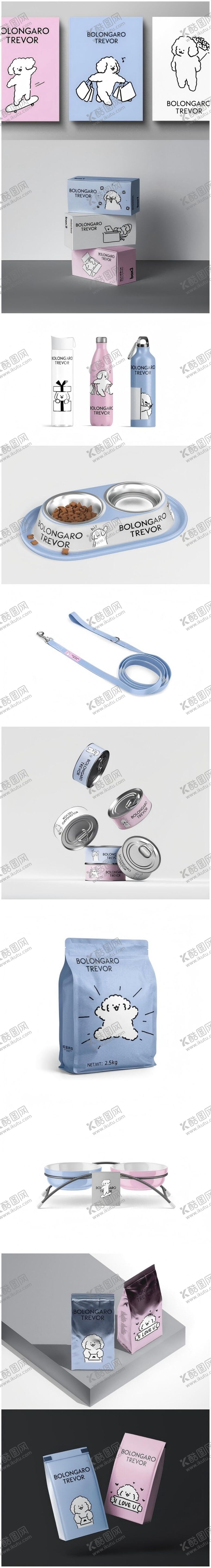 编号：62660004091903018769【酷图网】源文件下载-宠物品牌VI提案样机合集2