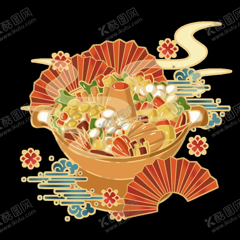 编号：47251311210638436039【酷图网】源文件下载-png手绘重庆美食