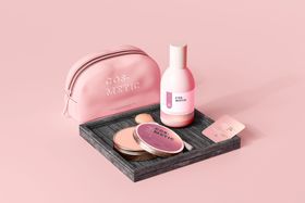 化妆品样机护肤面霜乳液包装效果图瓶贴图