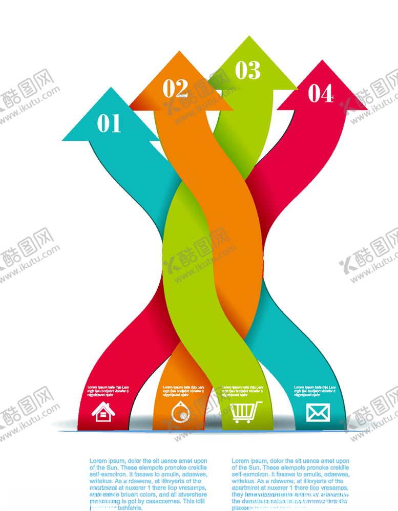 编号：45932309260112246843【酷图网】源文件下载-缠绕向上箭头