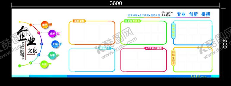 编号：38944511251237471967【酷图网】源文件下载-公司文化墙