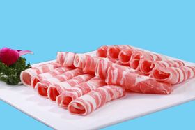 羊肉火锅食材食物素材卷素材
