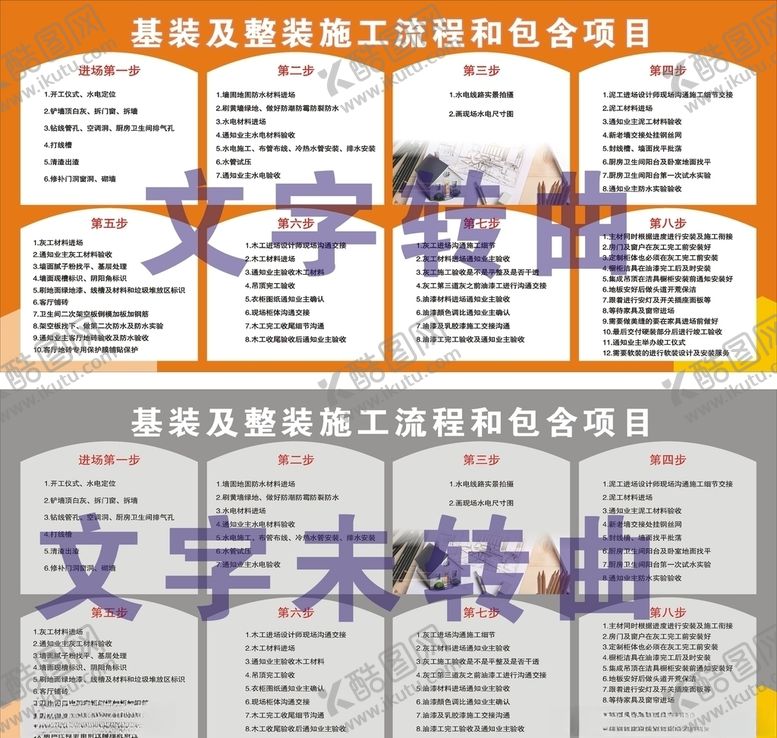 编号：21341406302228023666【酷图网】源文件下载-装修步骤图