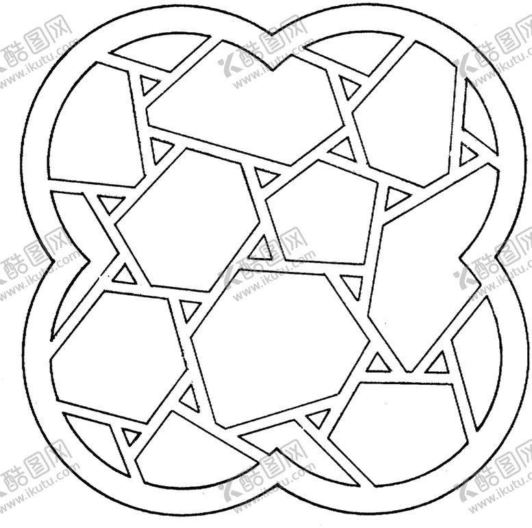 编号：23492609160916542861【酷图网】源文件下载-镂空花图案