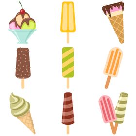 卡通冰淇淋