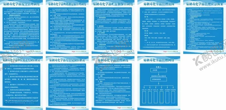 编号：51058202030843526495【酷图网】源文件下载-易制毒化学品管理制度牌
