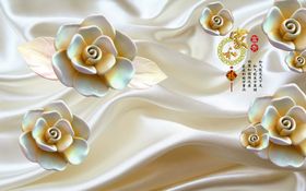 沙发背景墙画