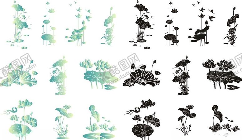 编号：79852010092258184781【酷图网】源文件下载-荷花剪影