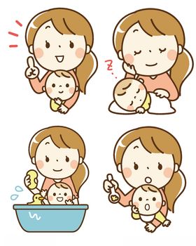 母亲与婴儿