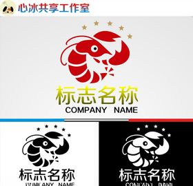 虾logo