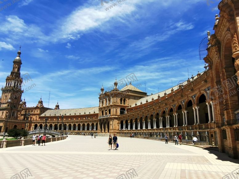 编号：85675310151848396102【酷图网】源文件下载-欧洲建筑西班牙广场