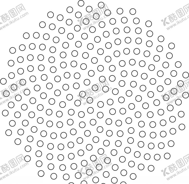 编号：14392709160154195920【酷图网】源文件下载-斐波那契数列孔