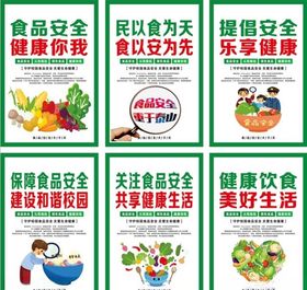 食品安全宣传海报展板