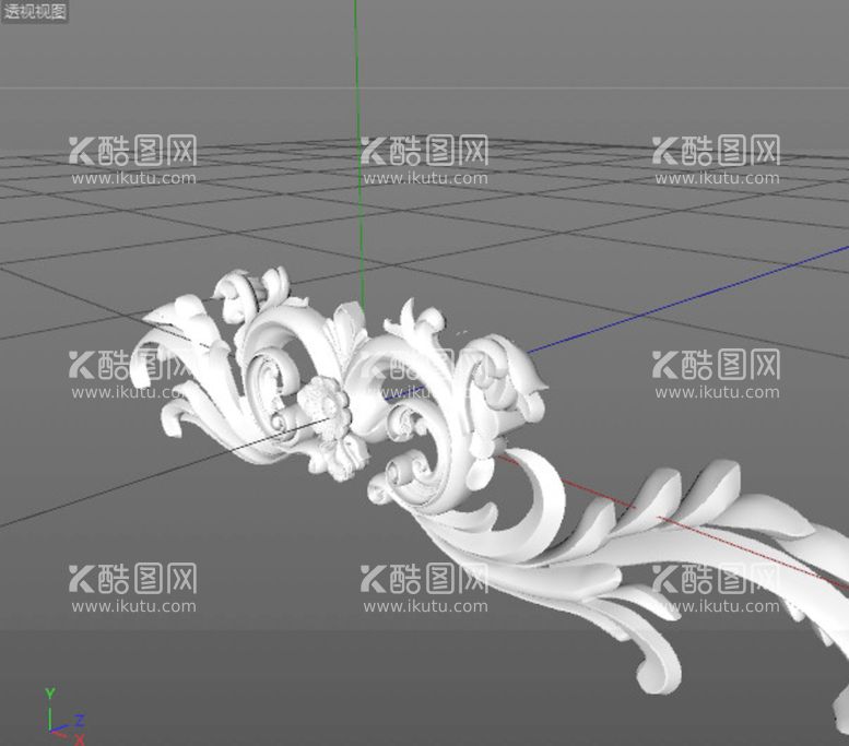 编号：89699012211756244405【酷图网】源文件下载-C4D模型欧式雕花