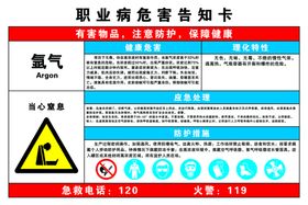 氩气二氧化碳周知卡