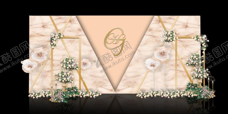 编号：54028109191758166447【酷图网】源文件下载-香槟色婚礼